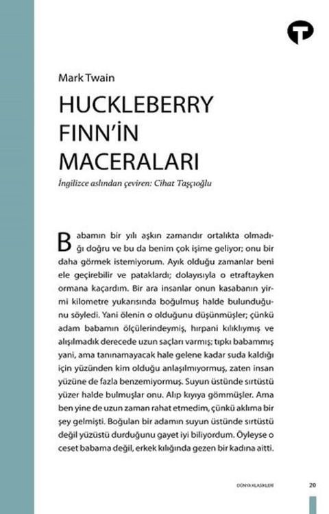 Huckleberry Finn'in Maceraları(Kobo/電子書)