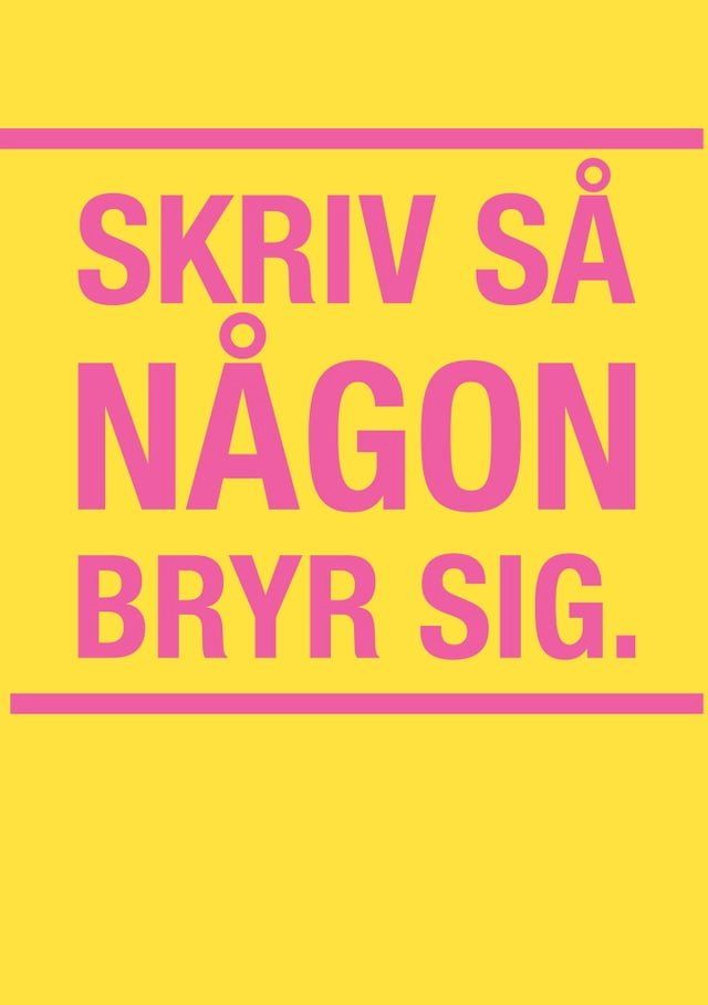  Skriv så någon bryr sig(Kobo/電子書)