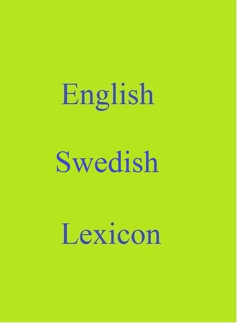 English Swedish Lexicon(Kobo/電子書)