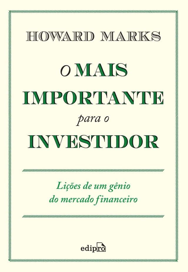  O mais importante para o investidor(Kobo/電子書)