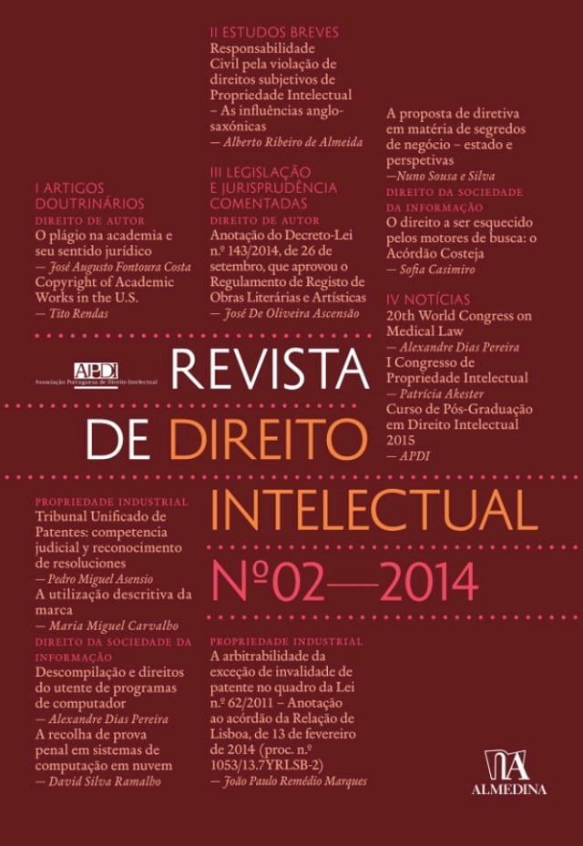  Revista de Direito Intelectual n.º 2(Kobo/電子書)