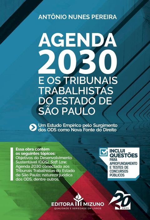 Agenda 2030 e os Tribunais Trabalhistas do Estado de S&atilde;o Paulo(Kobo/電子書)