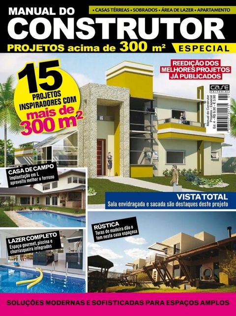 Manual do Construtor Projetos Especial Ed. 4 - 15 Projetos Com Mais de 300 m²(Kobo/電子書)