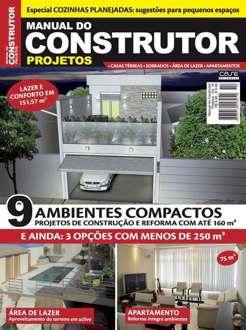 Manual do Construtor Projetos Ed. 14 - 9 Projetos Com Até 160 m²(Kobo/電子書)