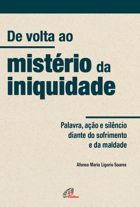 De volta ao mistério da iniquidade(Kobo/電子書)