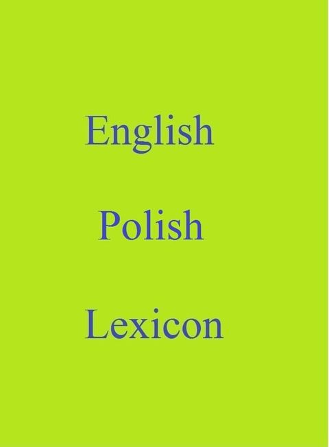 English Polish Lexicon(Kobo/電子書)