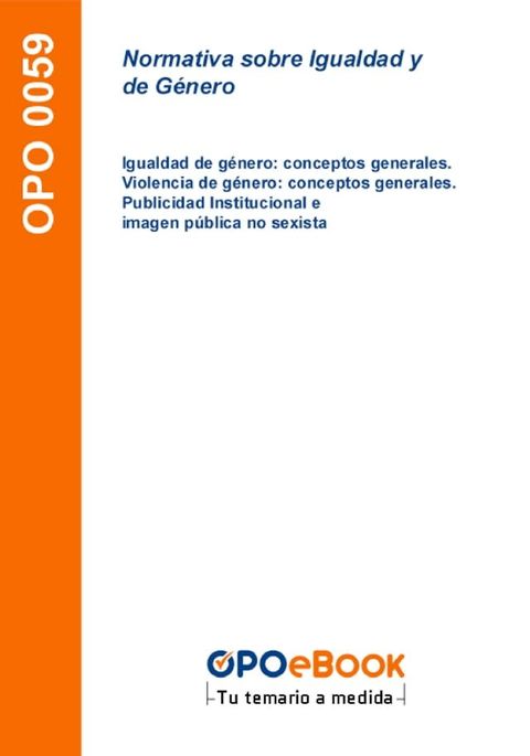 Normativa sobre Igualdad y de Género(Kobo/電子書)