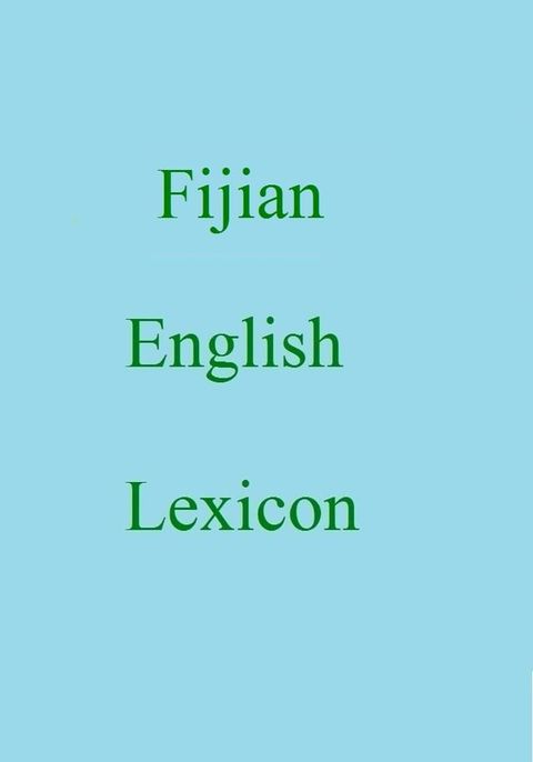 Fijian English Lexicon