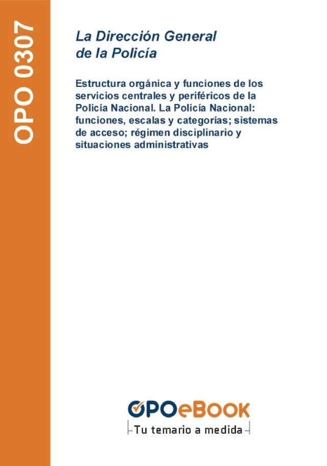  La Direcci&oacute;n General de la Polic&iacute;a(Kobo/電子書)