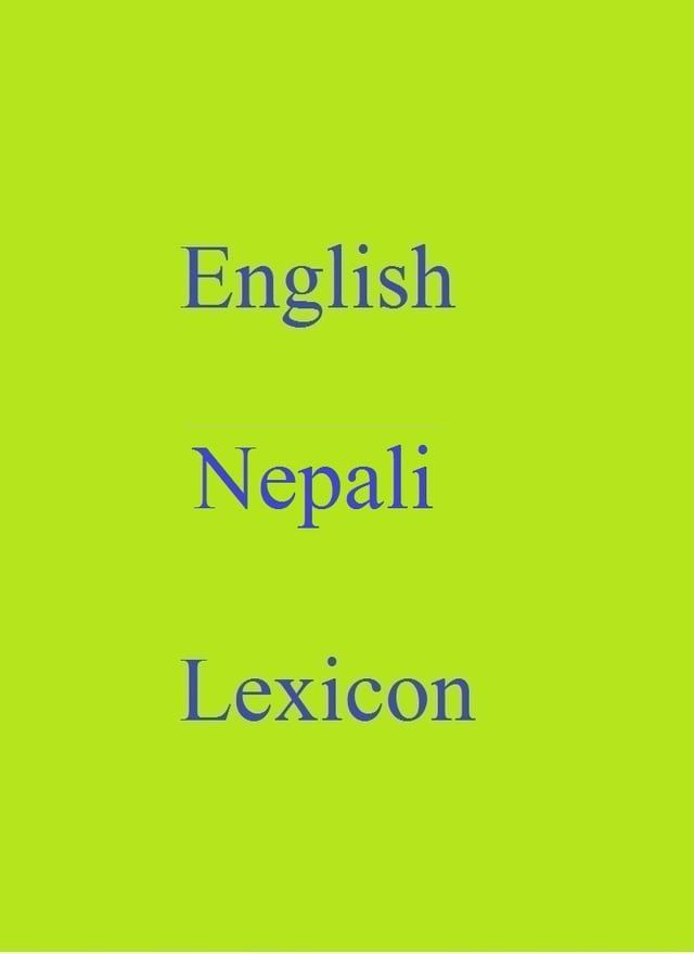  English Nepali Lexicon(Kobo/電子書)