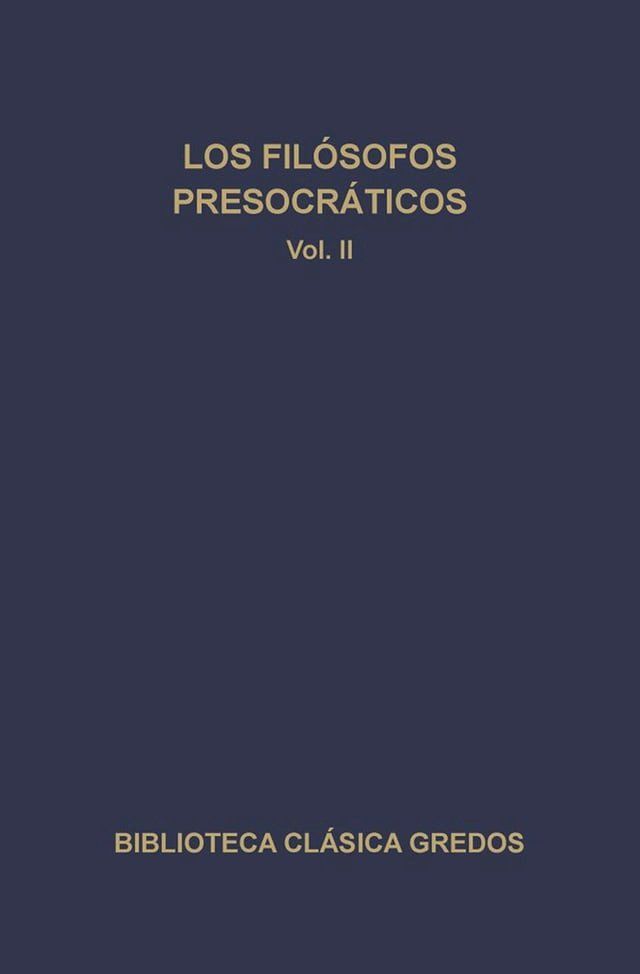  Los filósofos presocráticos II(Kobo/電子書)