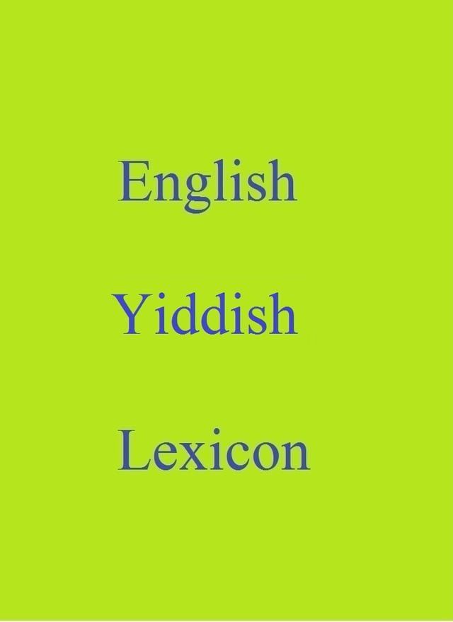  English Yiddish Lexicon(Kobo/電子書)