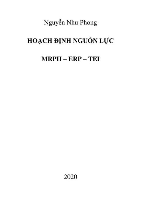 Hoạch Định Nguồn Lực(Kobo/電子書)