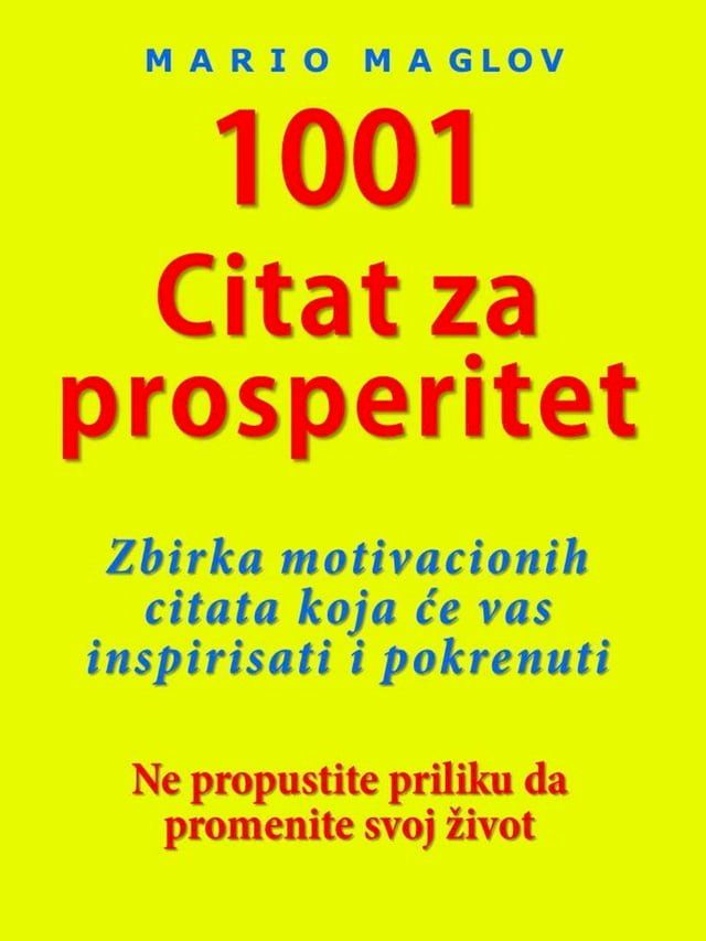  1001 Citat za prosperitet(Kobo/電子書)