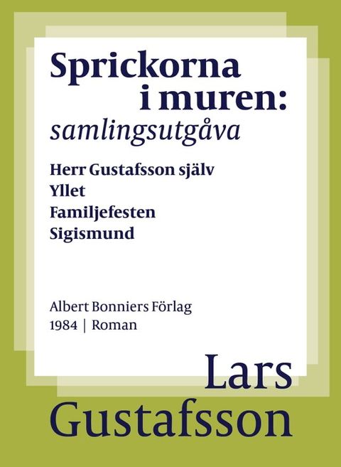 Sprickorna i muren : samlingsutg&aring;va Herr Gustafsson sj&auml;lv; Yllet; Familjefesten; Sigismund; En biodlares d&ouml;d(Kobo/電子書)