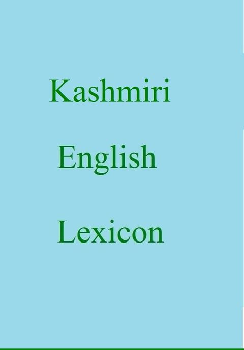 Kashmiri English Lexicon(Kobo/電子書)