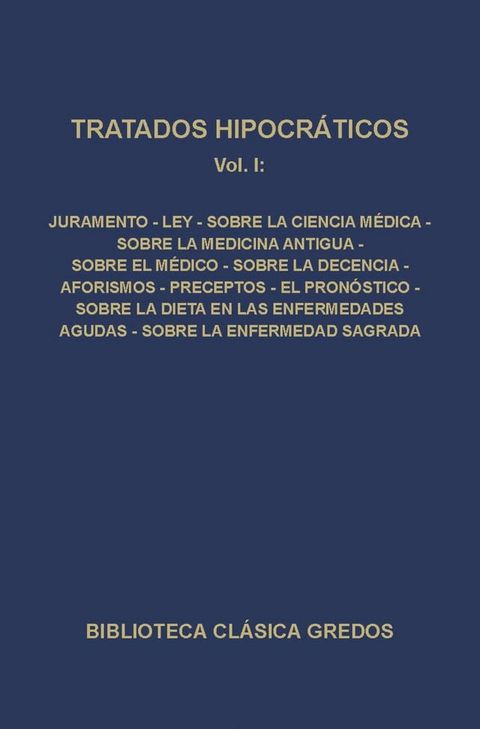 Tratados hipocráticos I(Kobo/電子書)