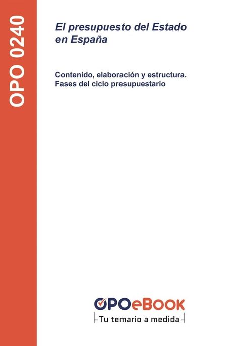 El presupuesto del Estado en Espa&ntilde;a(Kobo/電子書)