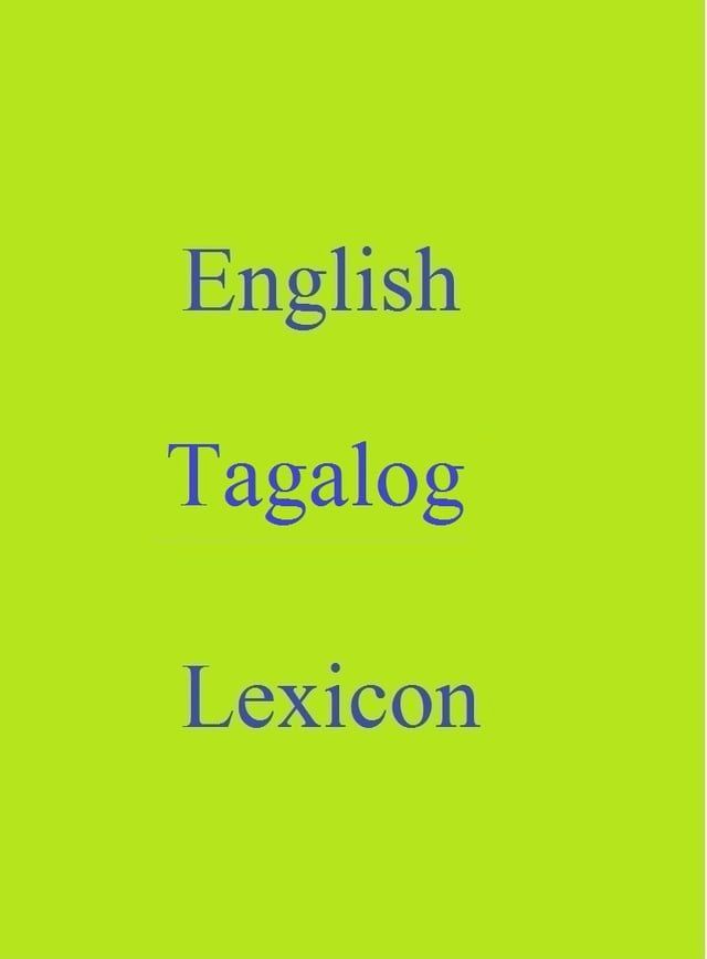  English Tagalog Lexicon(Kobo/電子書)