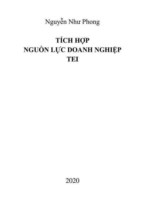 T&iacute;ch hợp Nguồn lực Doanh nghiệp TEI(Kobo/電子書)