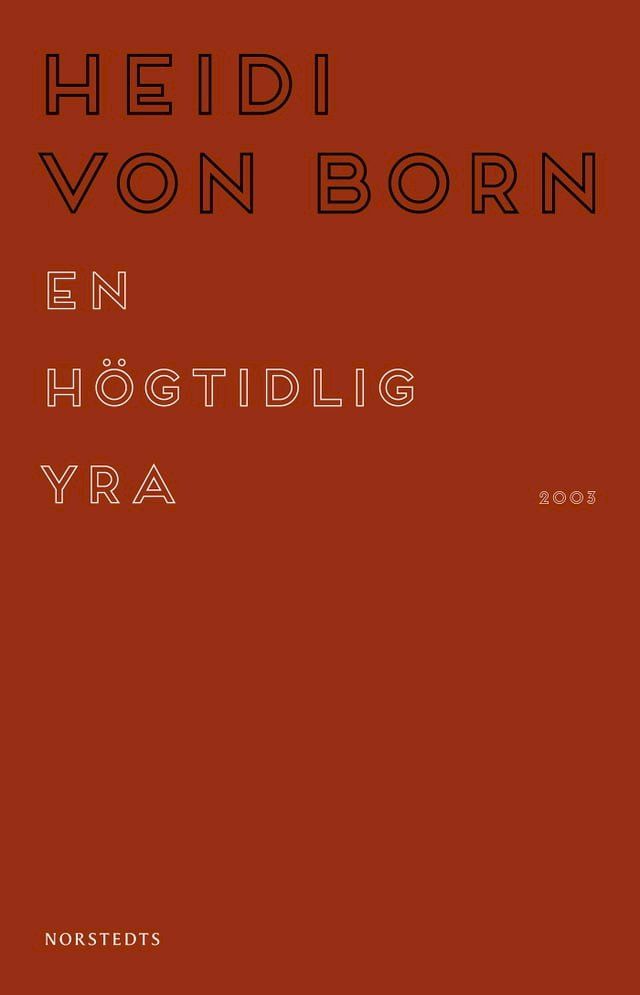  En h&ouml;gtidlig yra(Kobo/電子書)