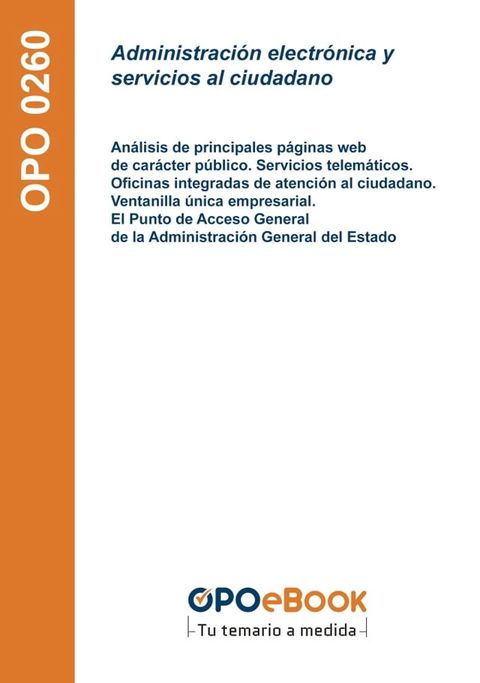 Administraci&oacute;n electr&oacute;nica y servicios al ciudadano(Kobo/電子書)