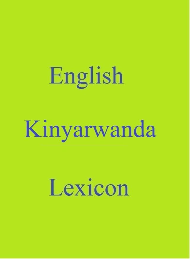  English Kinyarwanda Lexicon(Kobo/電子書)