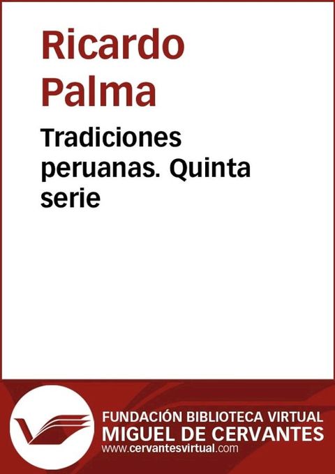 Tradiciones peruanas V(Kobo/電子書)