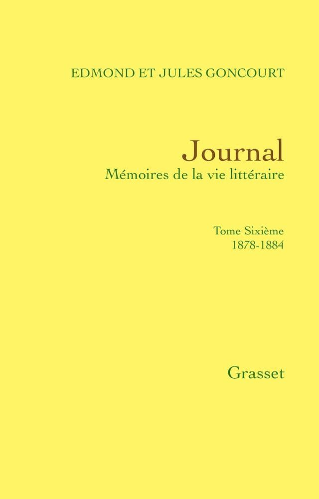  Journal, tome sixi&egrave;me(Kobo/電子書)