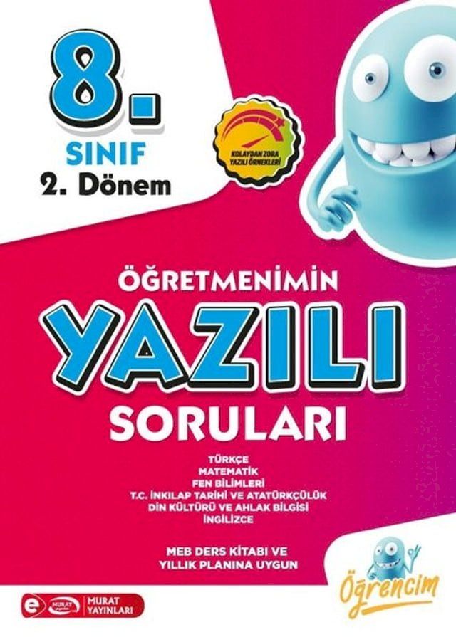  4212 8. Sınıf 2. Dönem Tüm Dersler Öğretmenimin Yazılı Soruları(Kobo/電子書)