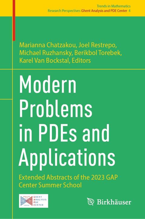 Modern Problems in PDEs and Applications(Kobo/電子書)