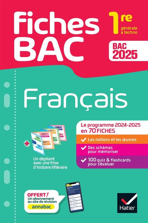 Fiches bac - Français 1re générale & techno Bac 2025(Kobo/電子書)