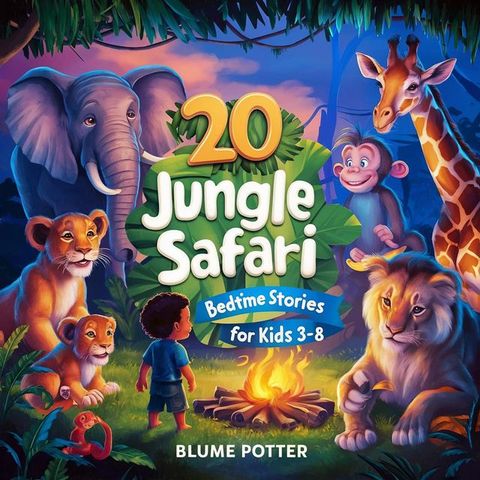20 Jungle Safari Bedtime Stories For Kids Age 3 - 8(Kobo/電子書)