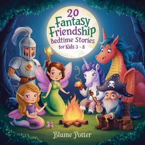 20 Fantasy Friendship Bedtime Stories For Kids Age 3 - 8(Kobo/電子書)