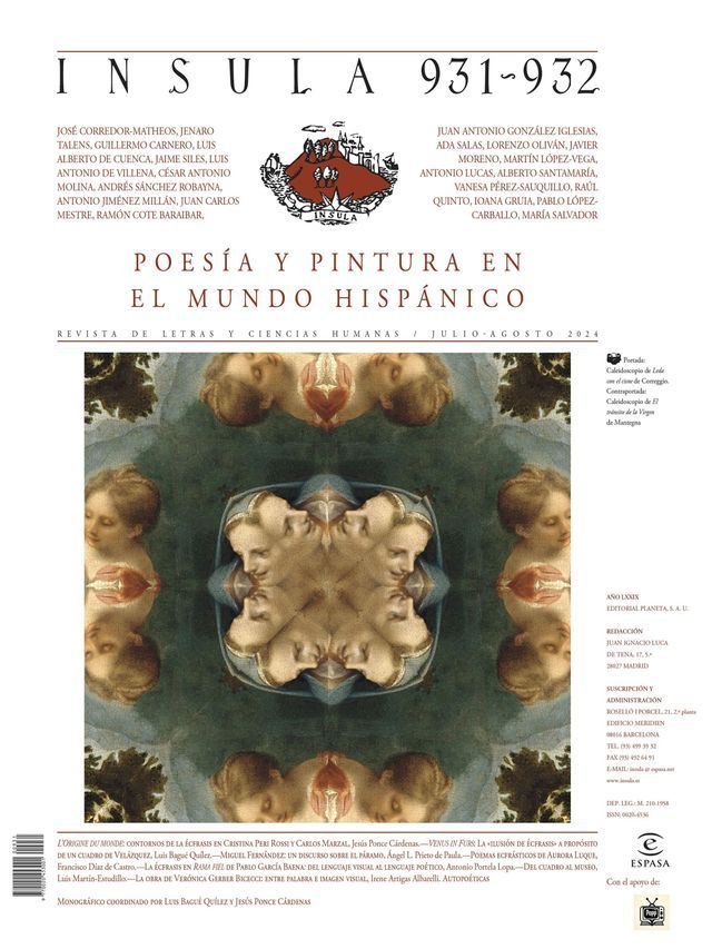  Poes&iacute;a y pintura en el mundo hisp&aacute;nico (&Iacute;nsula n° 931, julio-agosto de 2024)(Kobo/電子書)