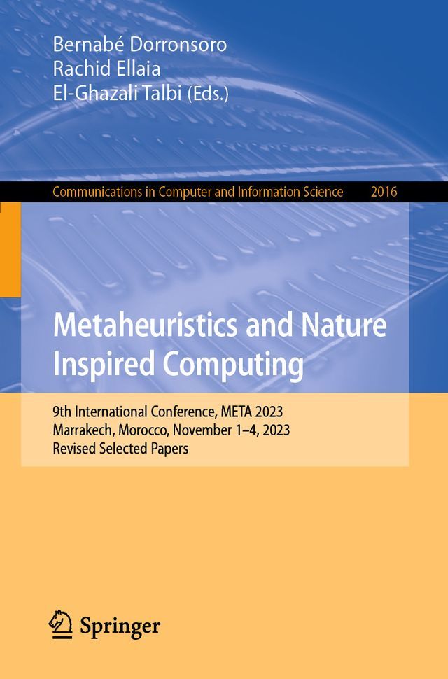  Metaheuristics and Nature Inspired Computing(Kobo/電子書)