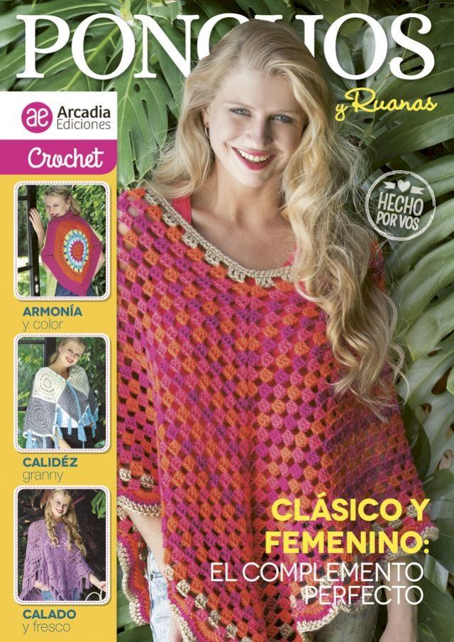  Ponchos y Ruanas Crochet(Kobo/電子書)