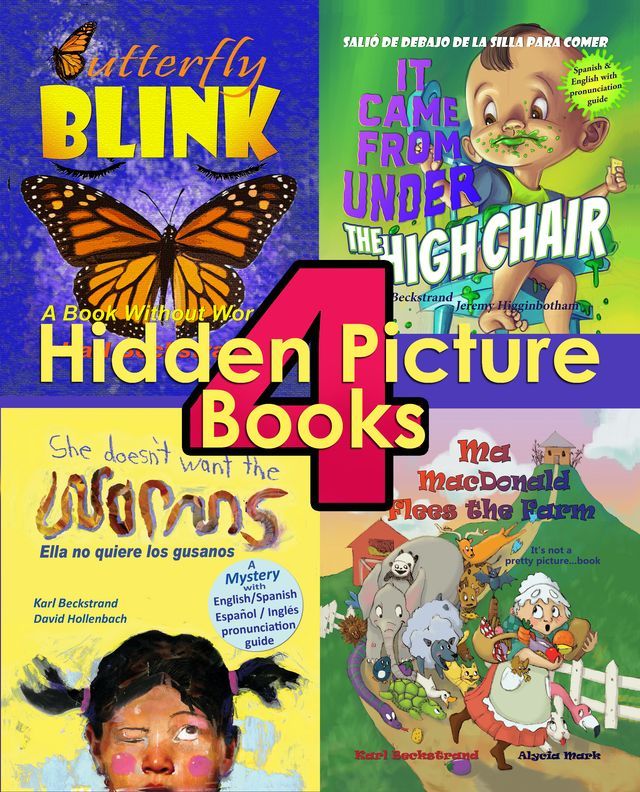  4 Hidden Picture Books for Kids: Food, Bugs & Finding Fun(Kobo/電子書)