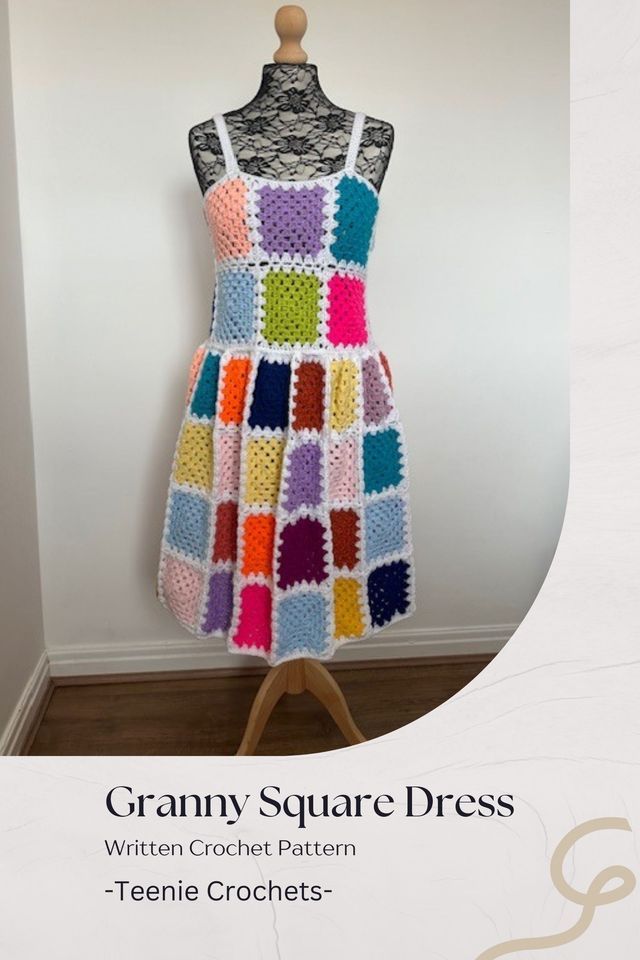  Granny Square Dress - Crochet Pattern(Kobo/電子書)