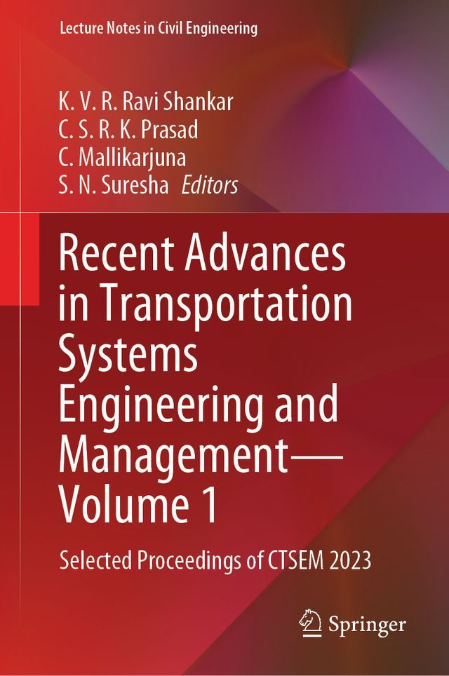  Recent Advances in Transportation Systems Engineering and Management—Volume 1(Kobo/電子書)