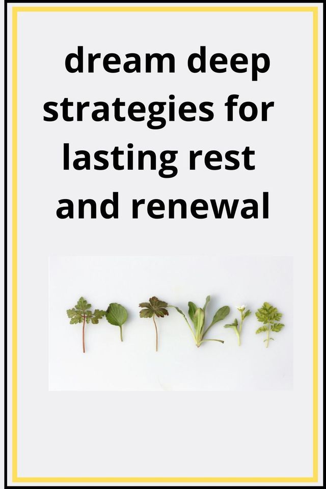  Dream Deep Strategies For Lasting Rest And Renewal(Kobo/電子書)