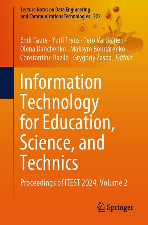 Information Technology for Education, Science, and Technics(Kobo/電子書)