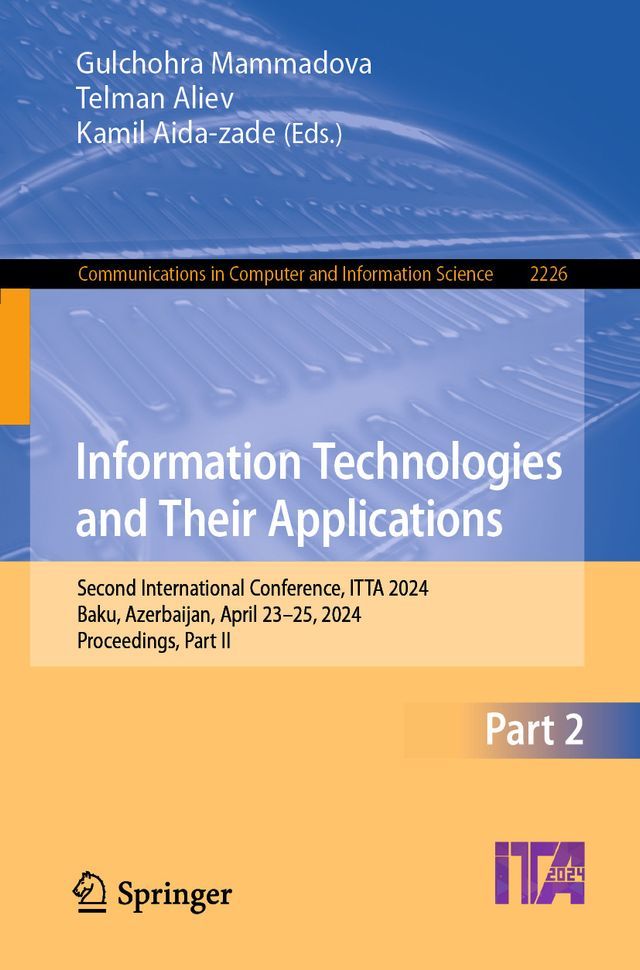  Information Technologies and Their Applications(Kobo/電子書)