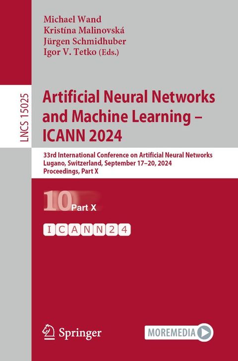 Artificial Neural Networks and Machine Learning – ICANN 2024(Kobo/電子書)