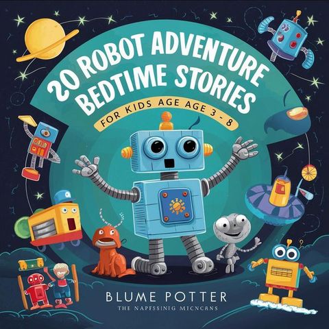 20 Robot Adventure Bedtime Stories For Kids Age 3 - 8(Kobo/電子書)