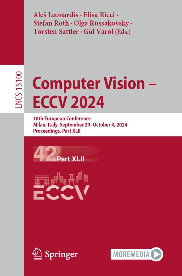  Computer Vision – ECCV 2024(Kobo/電子書)