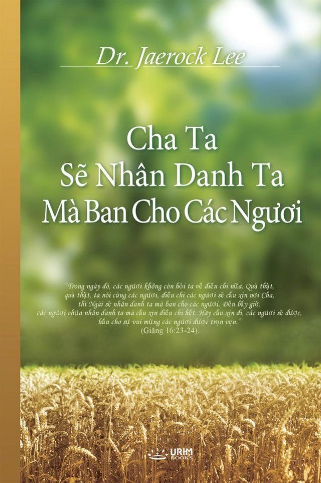  Cha Ta Sẽ Nh&acirc;n Danh Ta M&agrave; Ban Cho C&aacute;c Ngươi(Vietnames Edition)(Kobo/電子書)