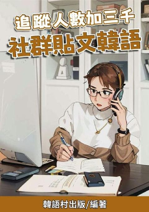 追蹤人數加三千 社群貼文韓語[有聲書](電子書)