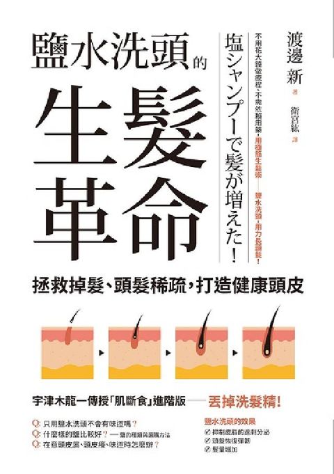 鹽水洗頭的生髮革命:拯救掉髮、頭髮稀疏,打造健康頭皮(電子書)