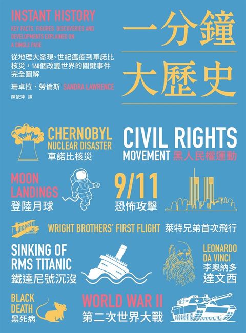 一分鐘大歷史：從地理大發現、世紀瘟疫到車諾比核災，160個改變世界的關鍵事件完全圖（Pubu電子書）